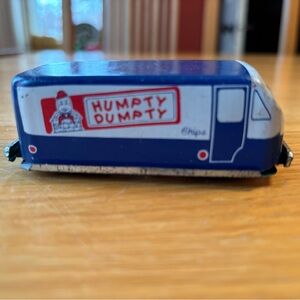 Vintage Tin Toy Humpty Dumpty Chips Van, Japan, 3 1/2” Long